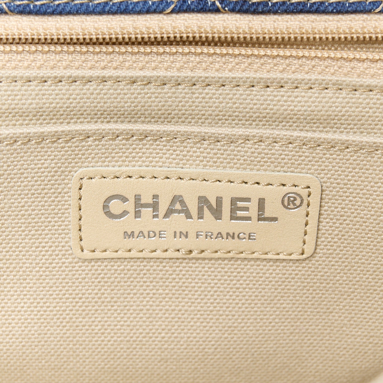 Chanel Denim Quilted Jumbo Pompom Flap Dark Blue 6 of 11