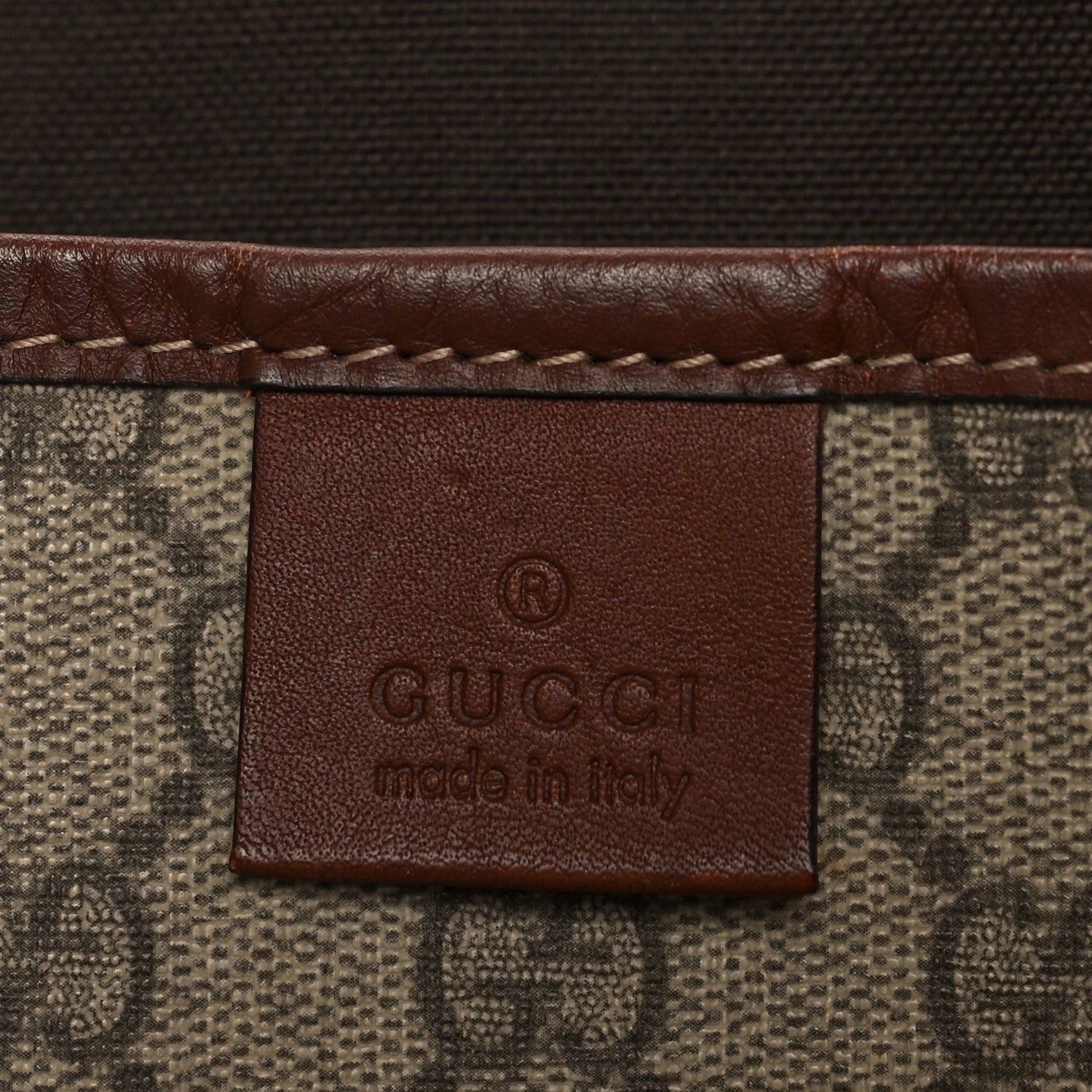Gucci GG Plus Monogram Medium Signature Web Loop Tote Brown 6 of 12