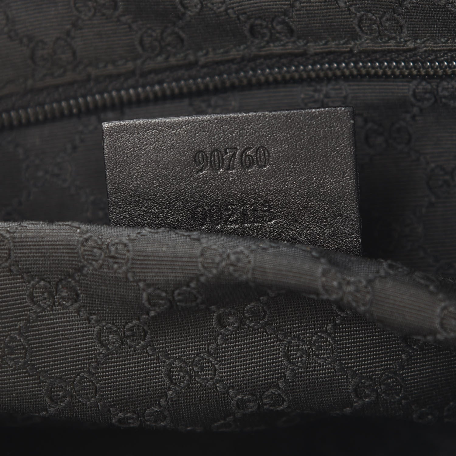 Gucci Monogram Messenger Bag Black 6 of 10