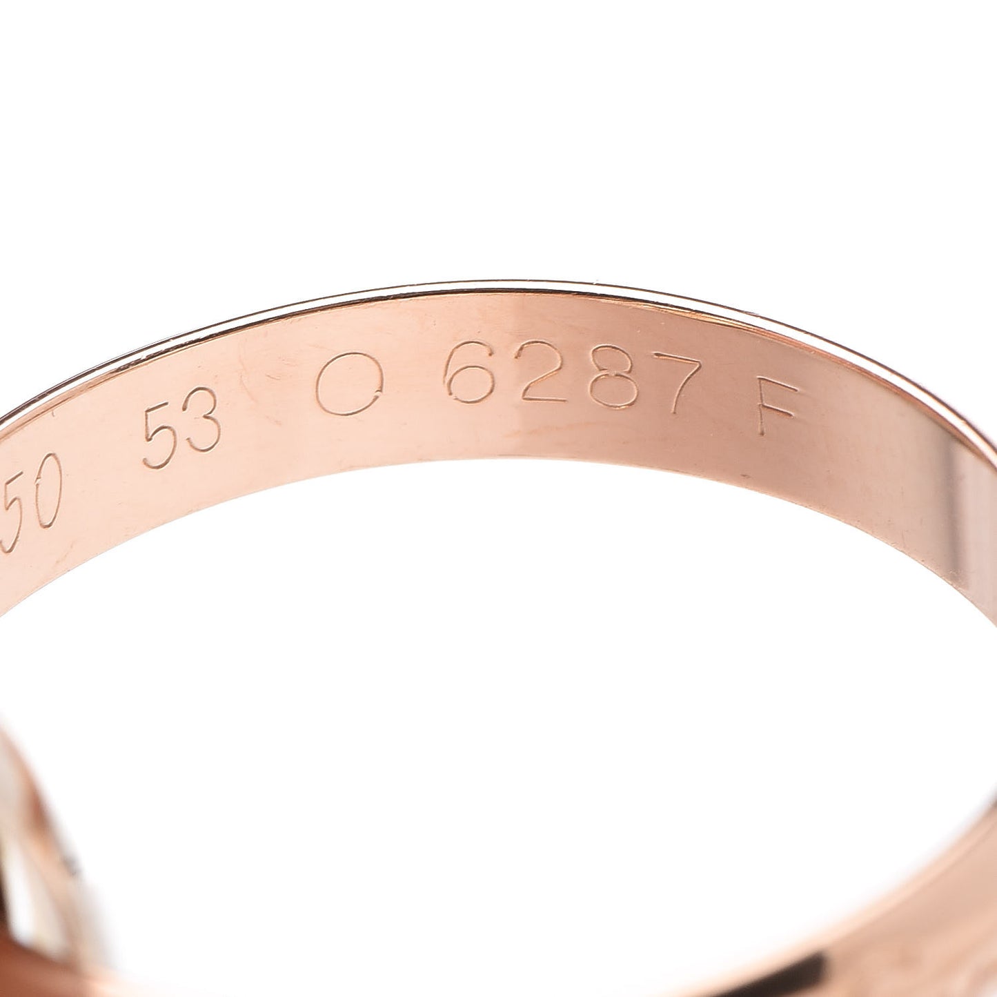 18K Pink Yellow White Gold Les Must De Trinity Ring 53 6.25