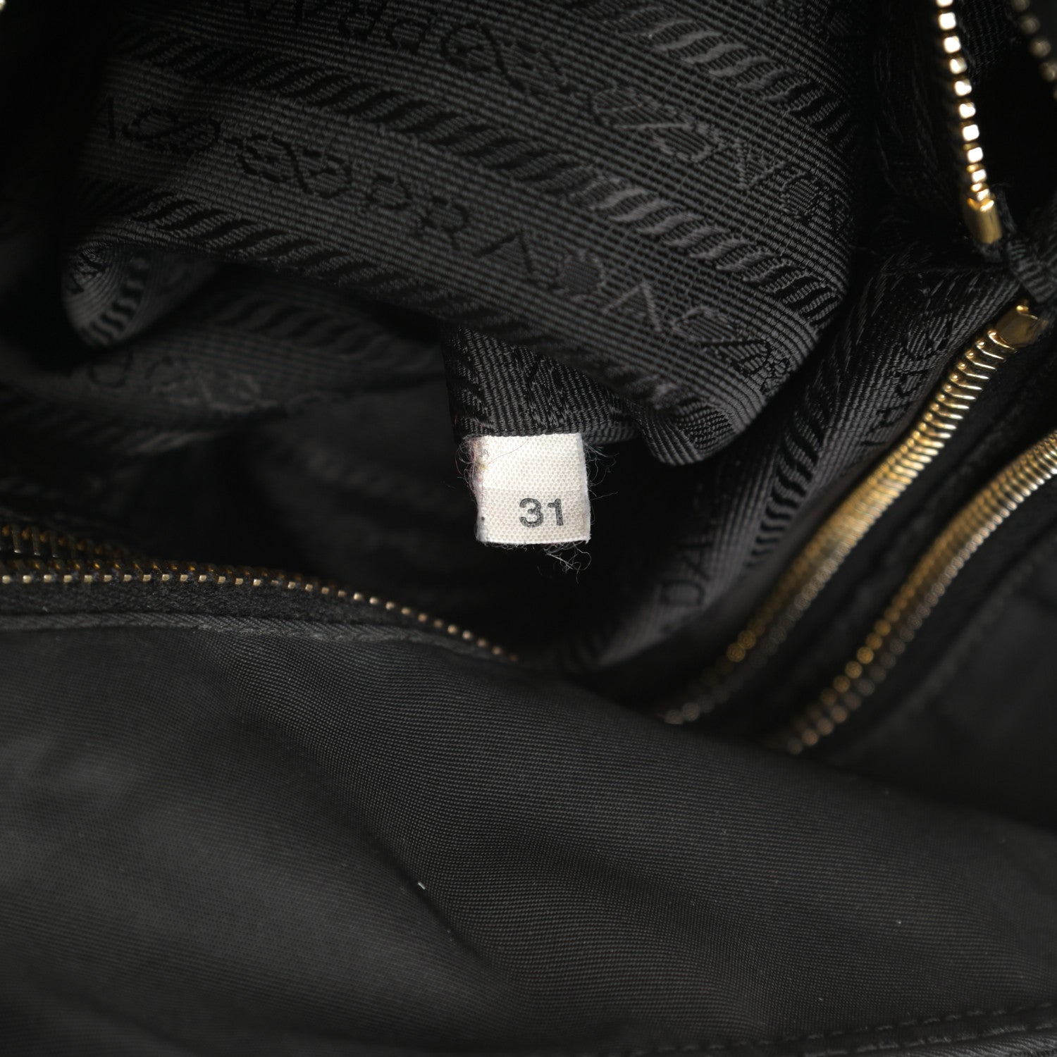 Prada Nylon Vela Grommet Tote Black 7 of 16