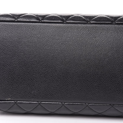 Chanel Caviar Quilted Grand Shopping Tote GST Black 9 of 14