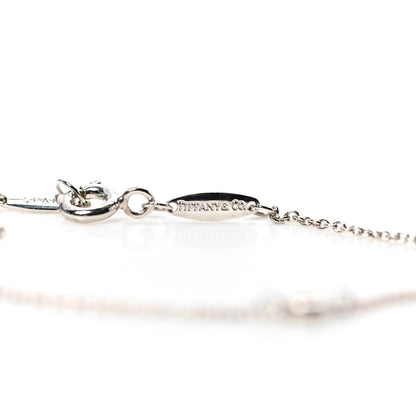 Tiffany Sterling Silver Diamond .09ct Elsa Peretti Diamonds By The Yard Bracelet 5 of 8