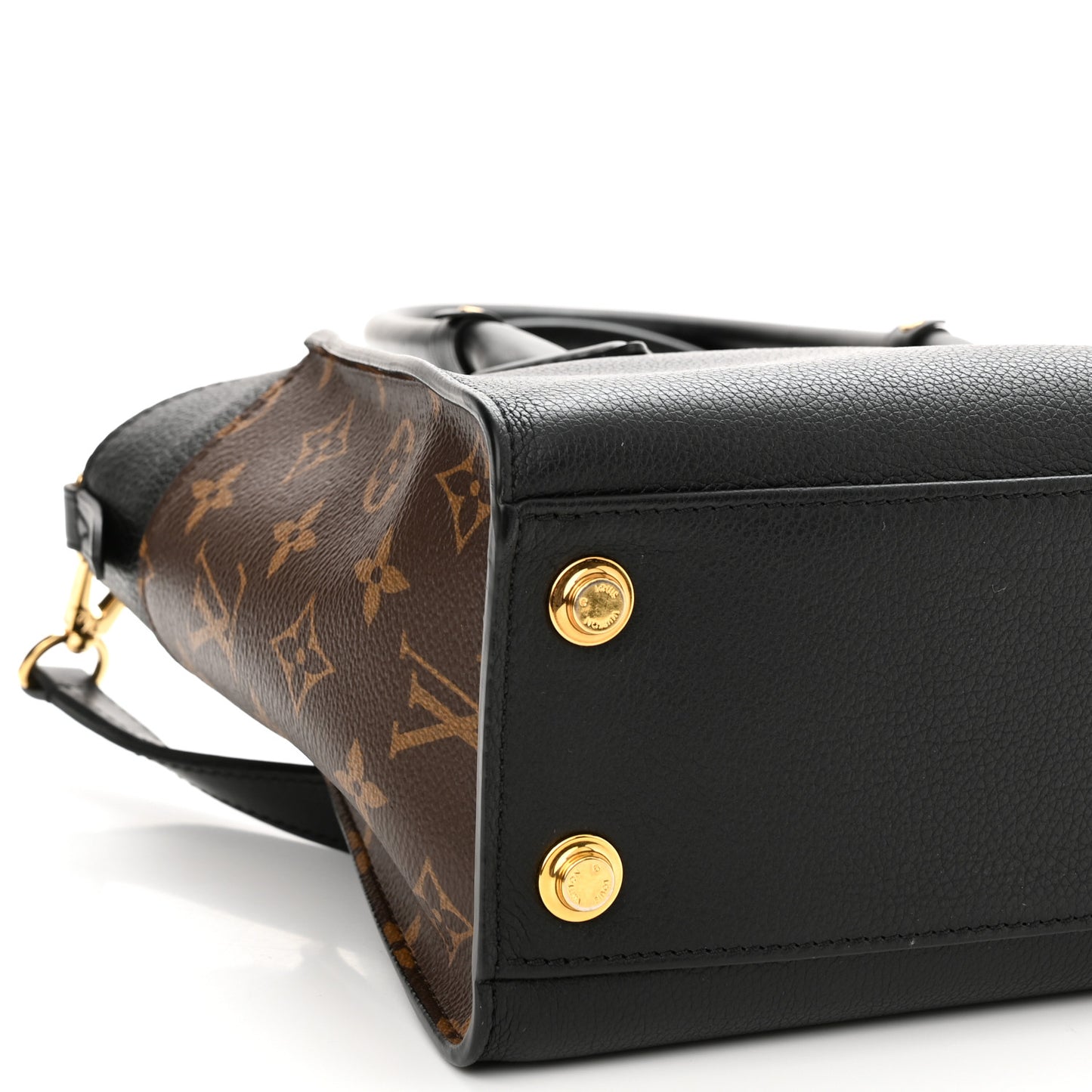 Calfskin Monogram On My Side PM Black
