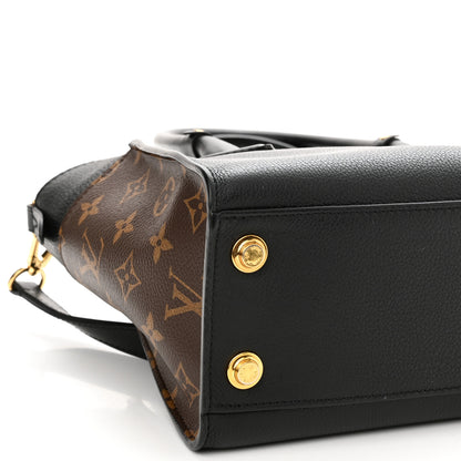 Louis Vuitton Calfskin Monogram On My Side PM Black 8 of 10