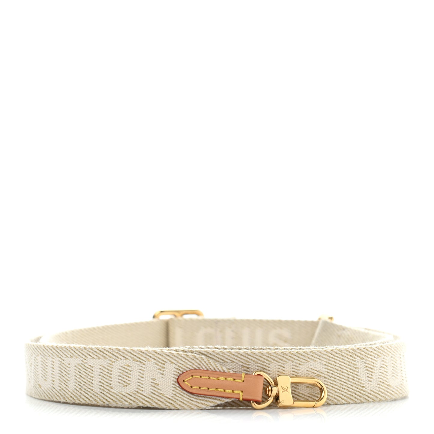 Nylon Petite Malle Souple Shoulder Strap Creme