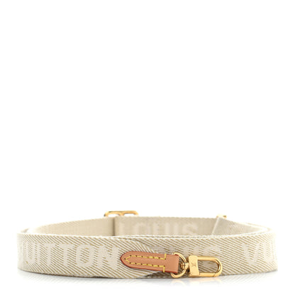 Louis Vuitton Nylon Petite Malle Souple Shoulder Strap Creme 1 of 6