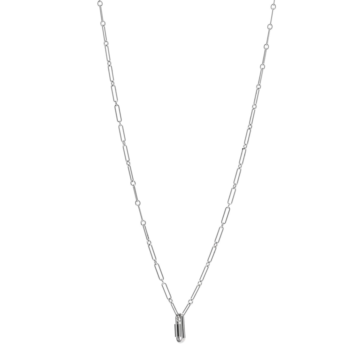 Hermes Palladium Curiosite Long Necklace 1 of 5