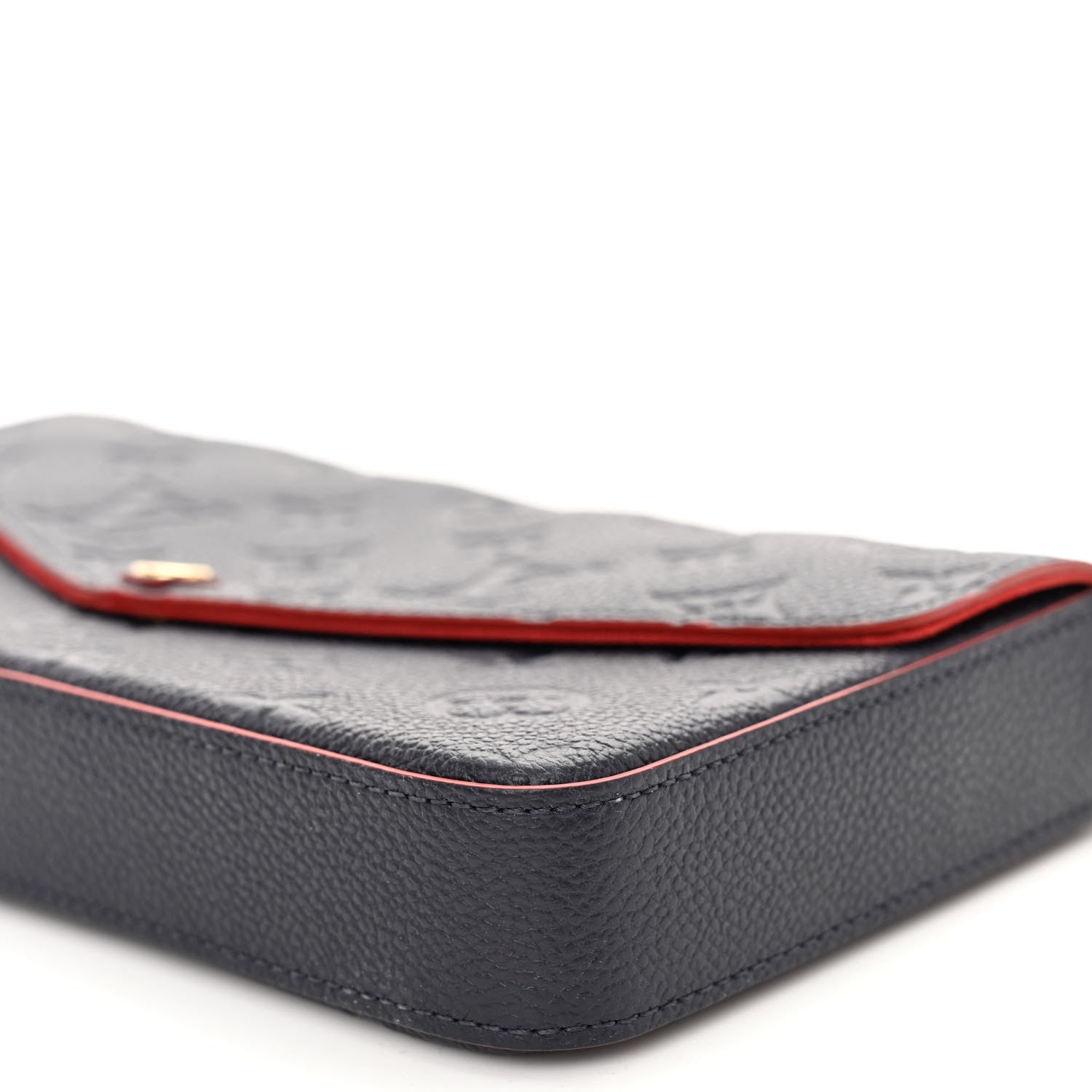 Louis Vuitton Empreinte Pochette Felicie Chain Wallet Marine Rouge 11 of 11