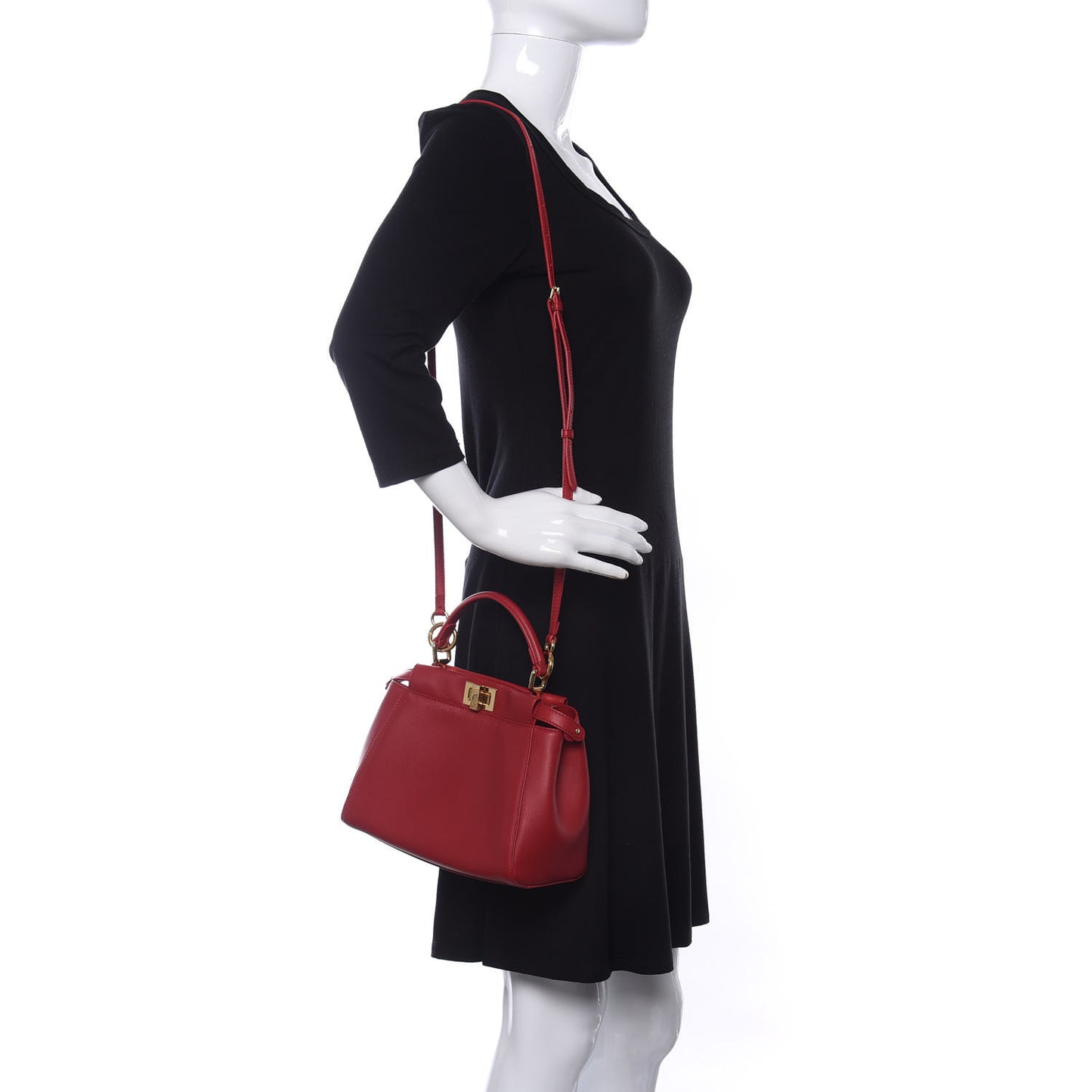 Nappa Mini Peekaboo Iconic Satchel Fragola
