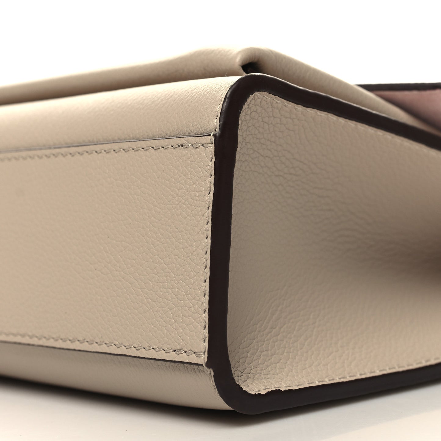 Soft Calfskin Mylockme Chain Bag BB Greige