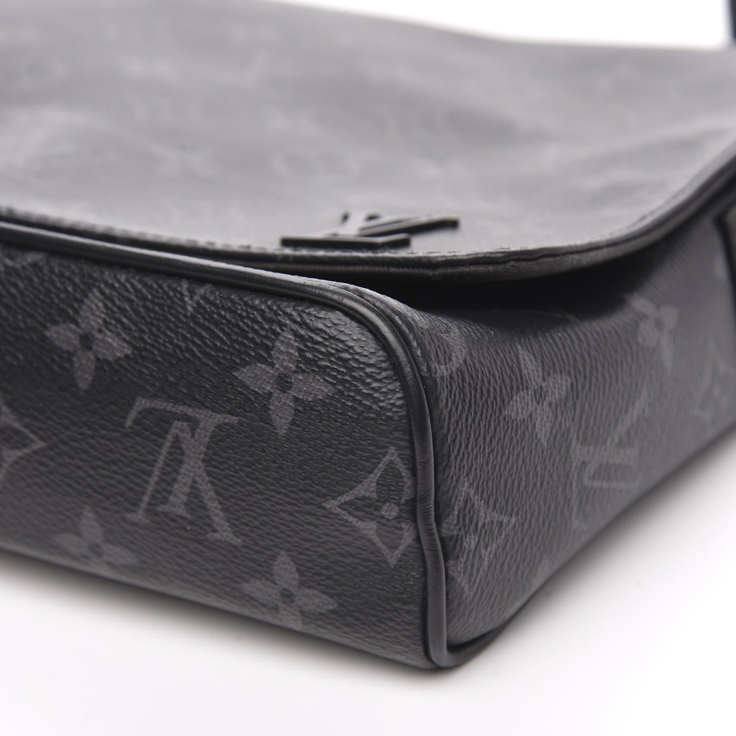 Louis Vuitton Monogram Eclipse District PM Black 7 of 13