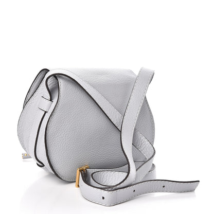Chloe Calfskin Mini Marcie Round Crossbody Bag Airy Grey 3 of 10