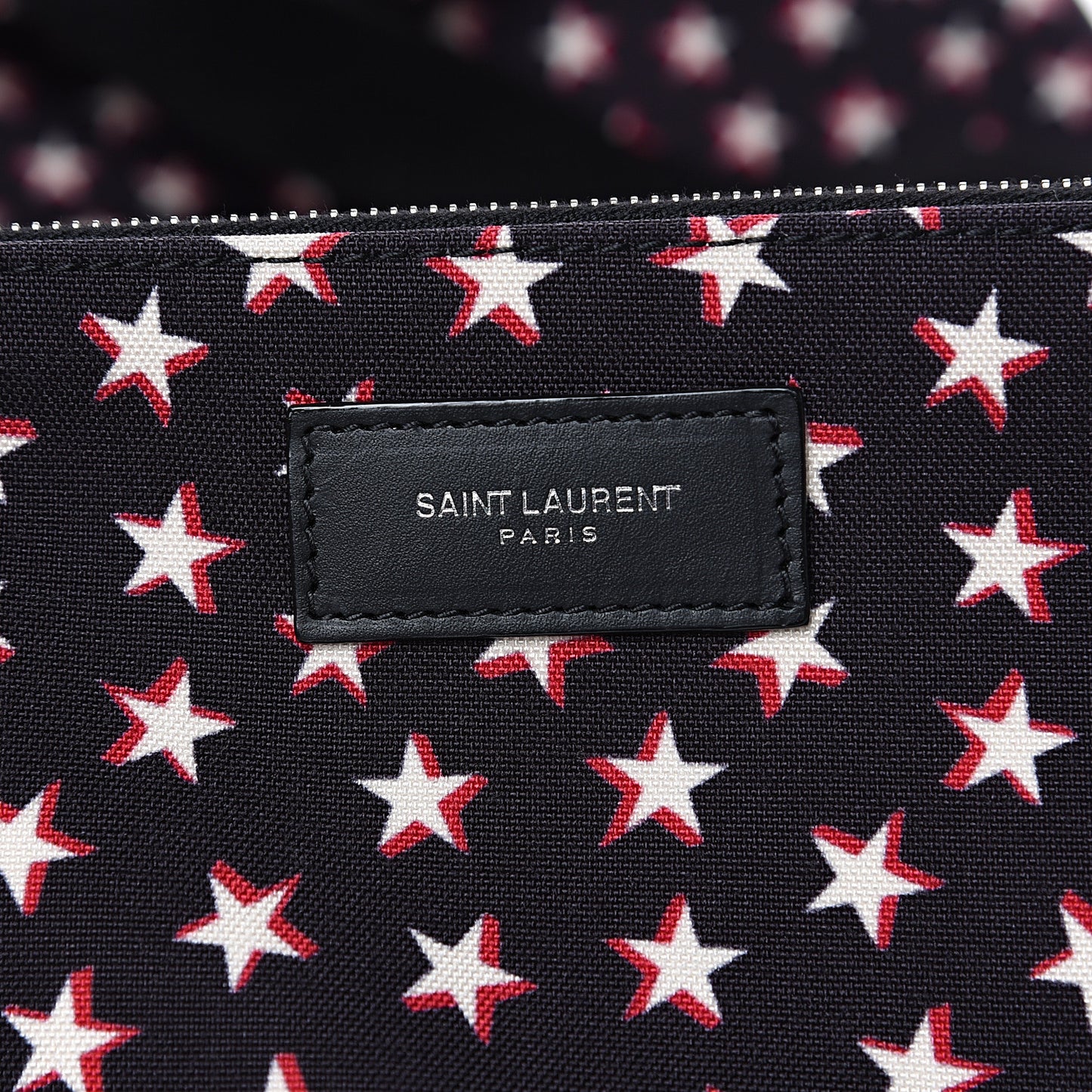 Canvas Star Print City Sailor Backpack Black