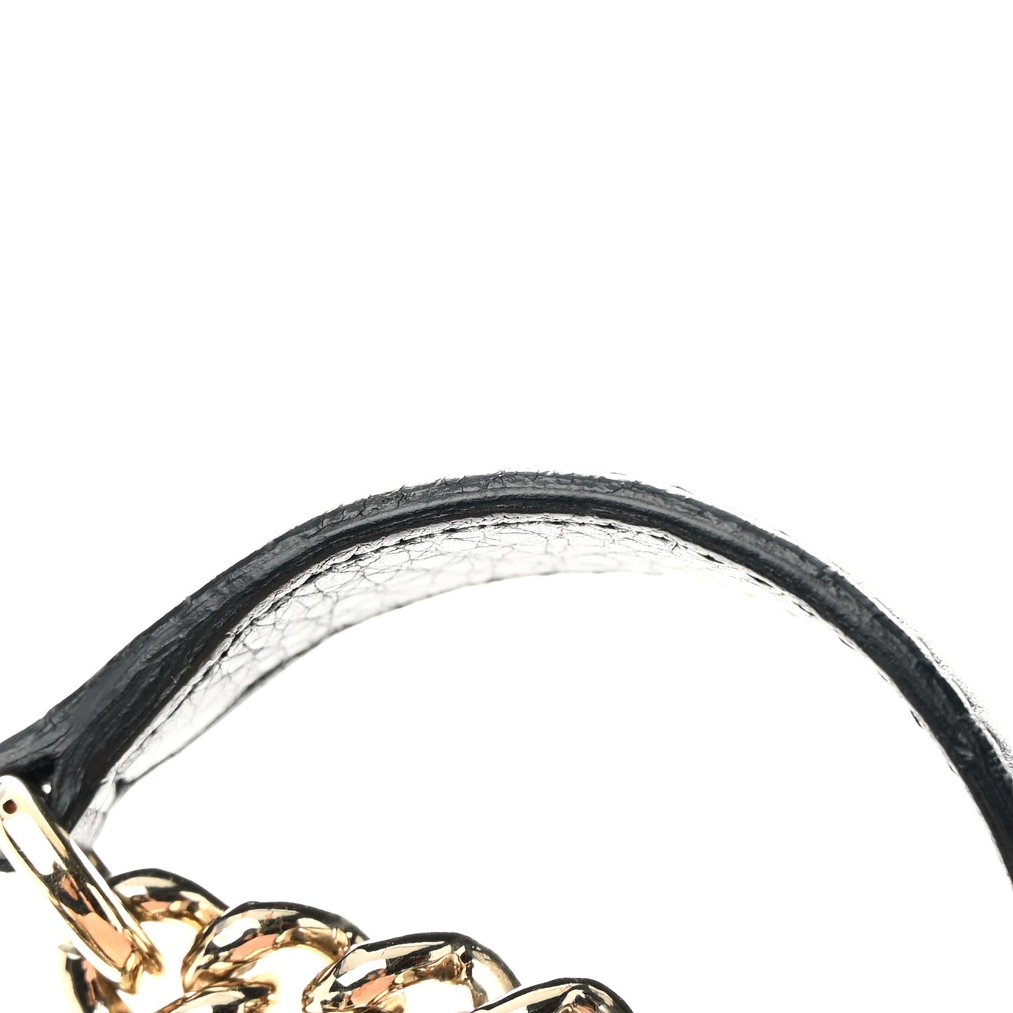 Pebbled Calfskin Medium Soho Chain Shoulder Bag Black