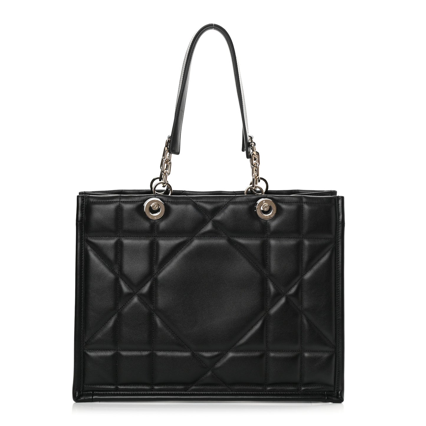 Calfskin Archicannage Medium Essential Tote Black