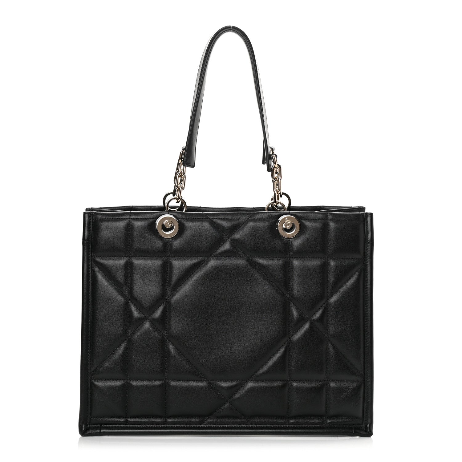 Christian Dior Calfskin Archicannage Medium Essential Tote Black 1 of 11