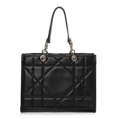 Christian Dior Calfskin Archicannage Medium Essential Tote Black 1 of 11