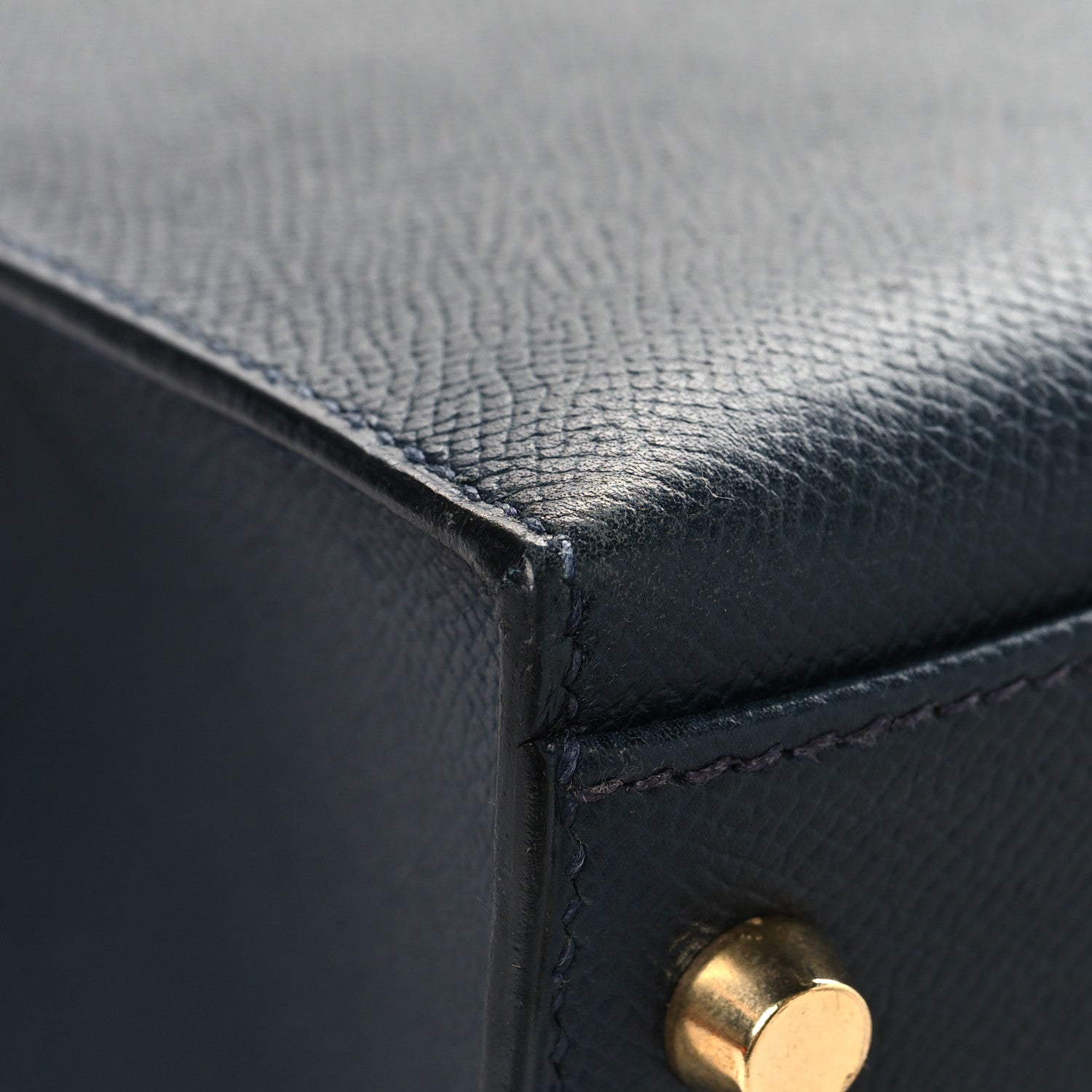 Hermes Courchevel Kelly Sellier 32 Bleu Marine 11 of 13