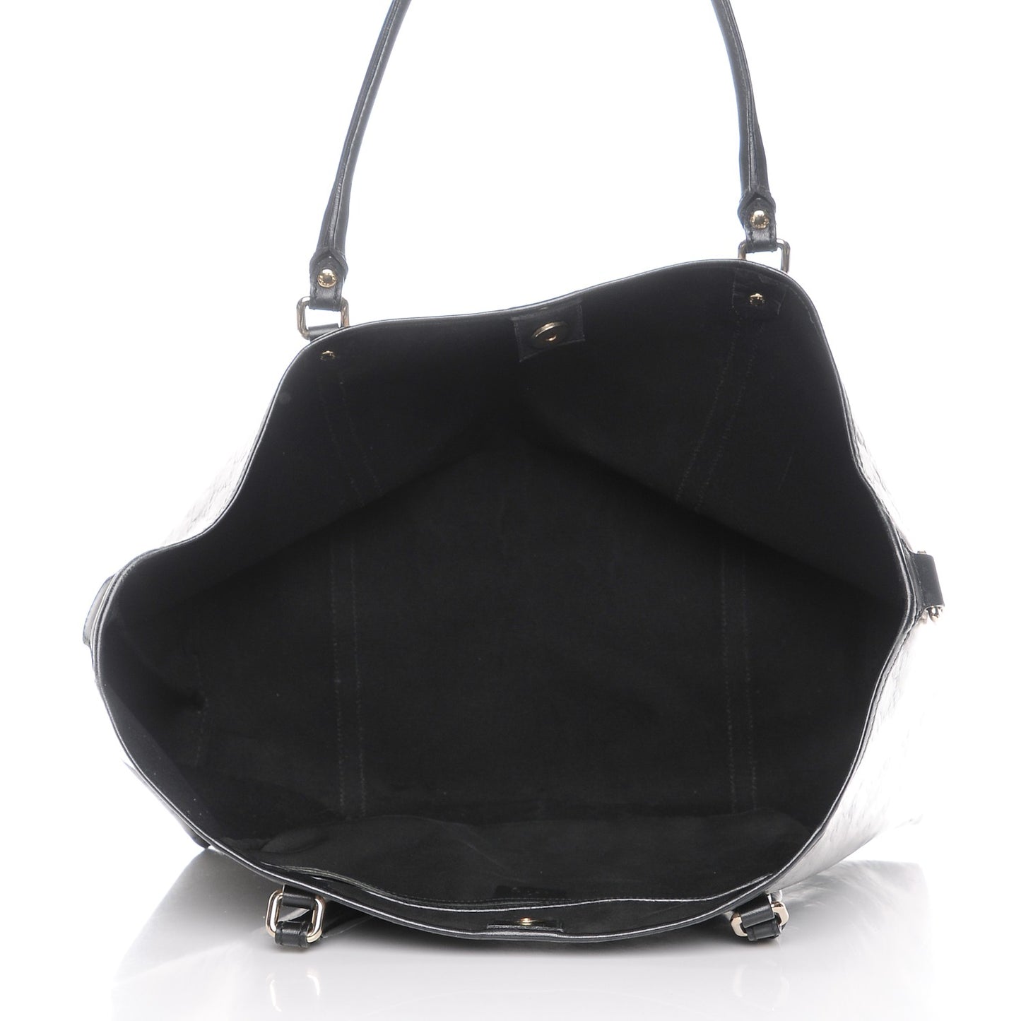 Crystal Monogram Large Joy Tote Black