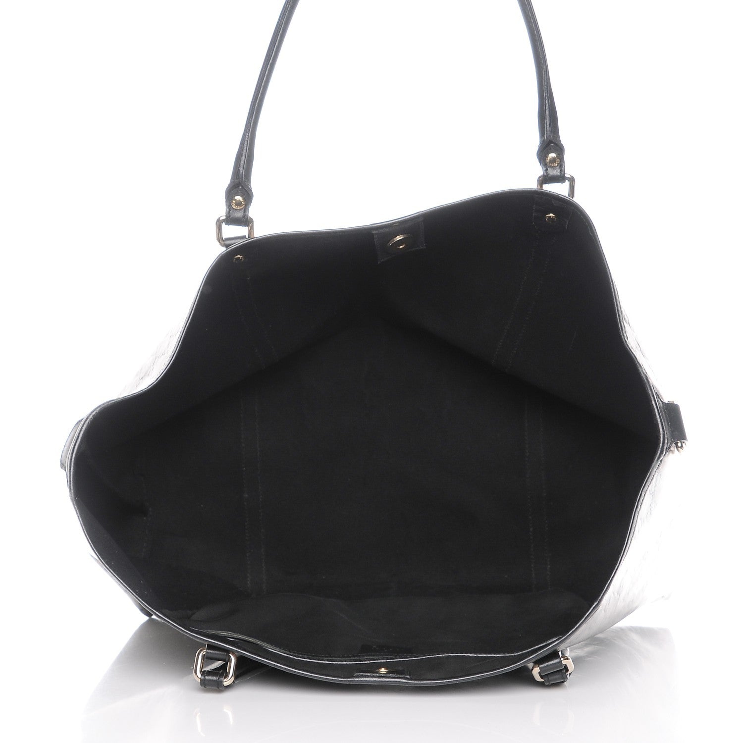 Gucci Crystal Monogram Large Joy Tote Black 5 of 7