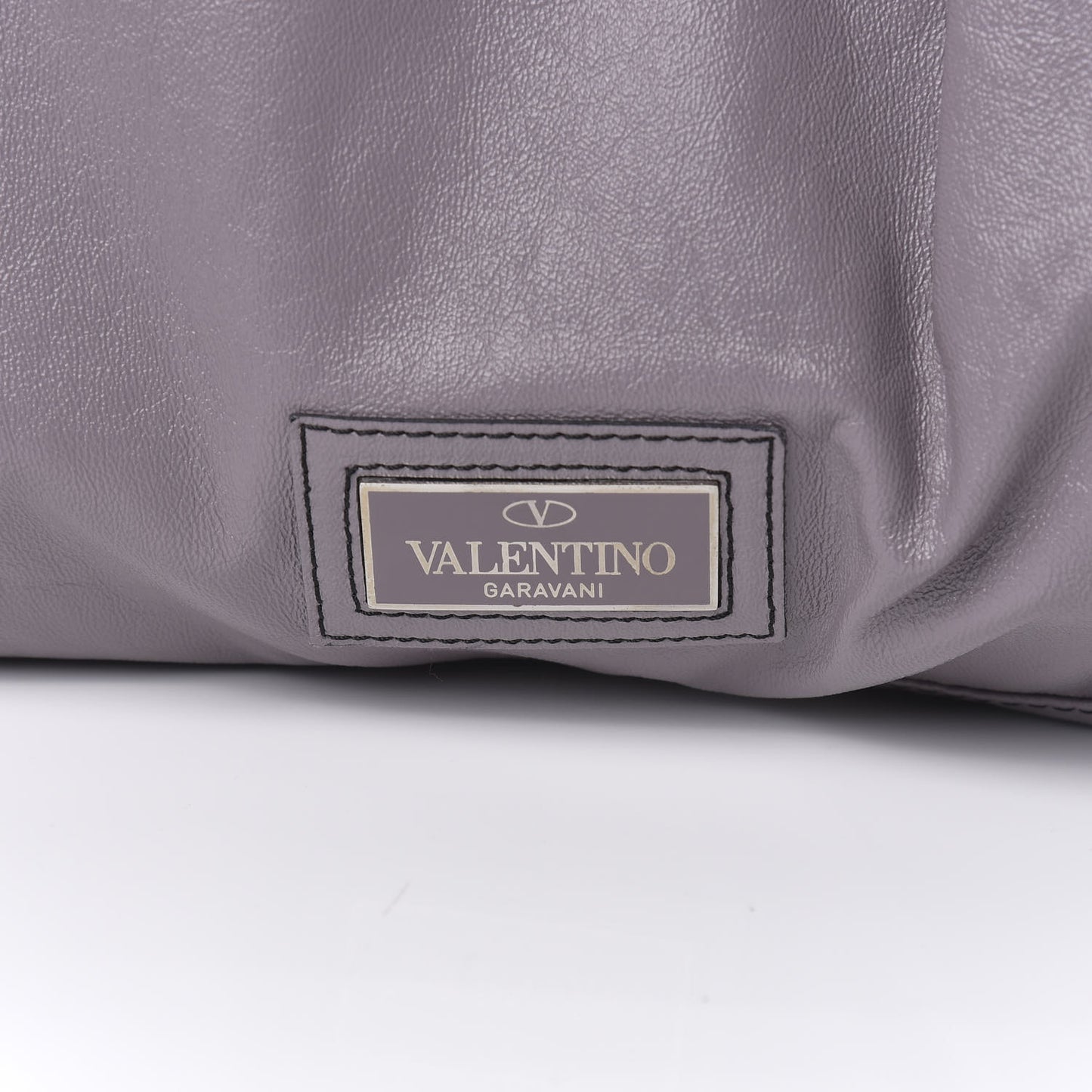 Patent Lacca Large Nuage Bow Hobo Lilac