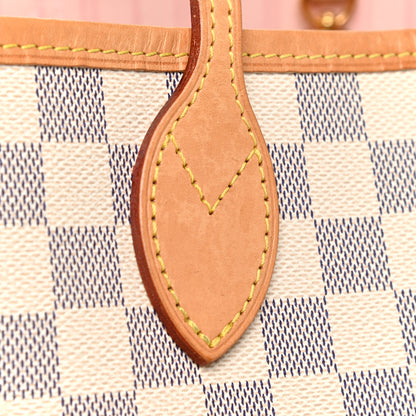 Louis Vuitton Damier Azur Neo Neverfull MM Rose Ballerine 18 of 22