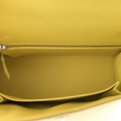 Hermes Epsom Kelly Sellier 25 Lime 5 of 11