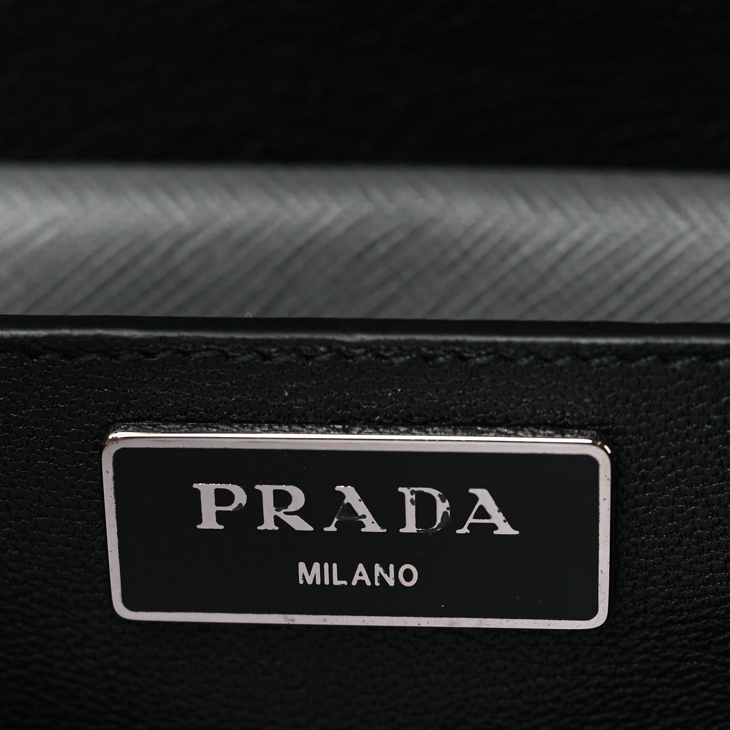 Prada Saffiano Sound Crossbody Bag Marmo 5 of 5