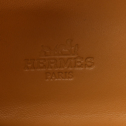 Hermes Suede Goatskin Womens Colette Loafers 41 Blanc Poros 7 of 9