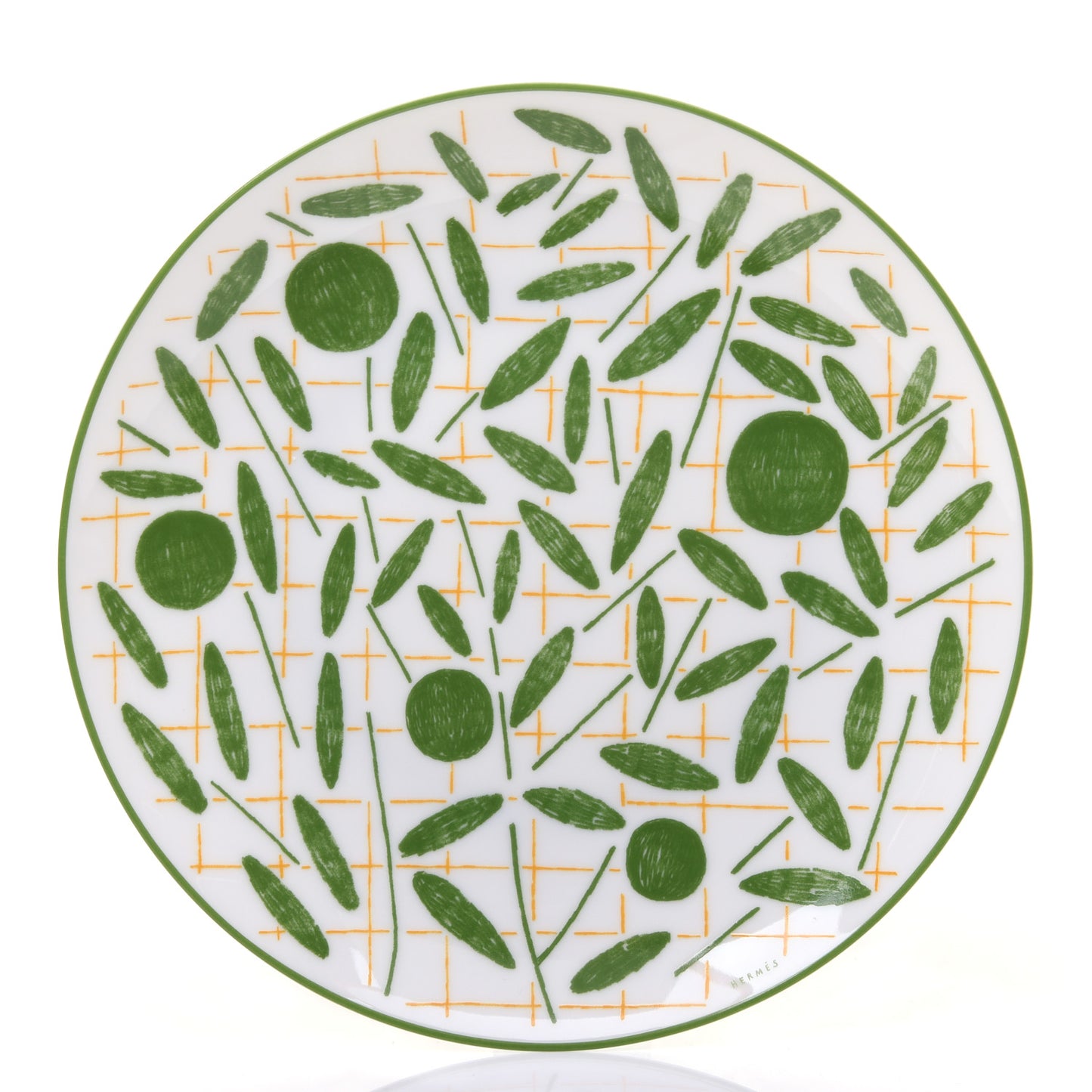 Porcelain A Walk In The Garden Dessert Plate Set of 2