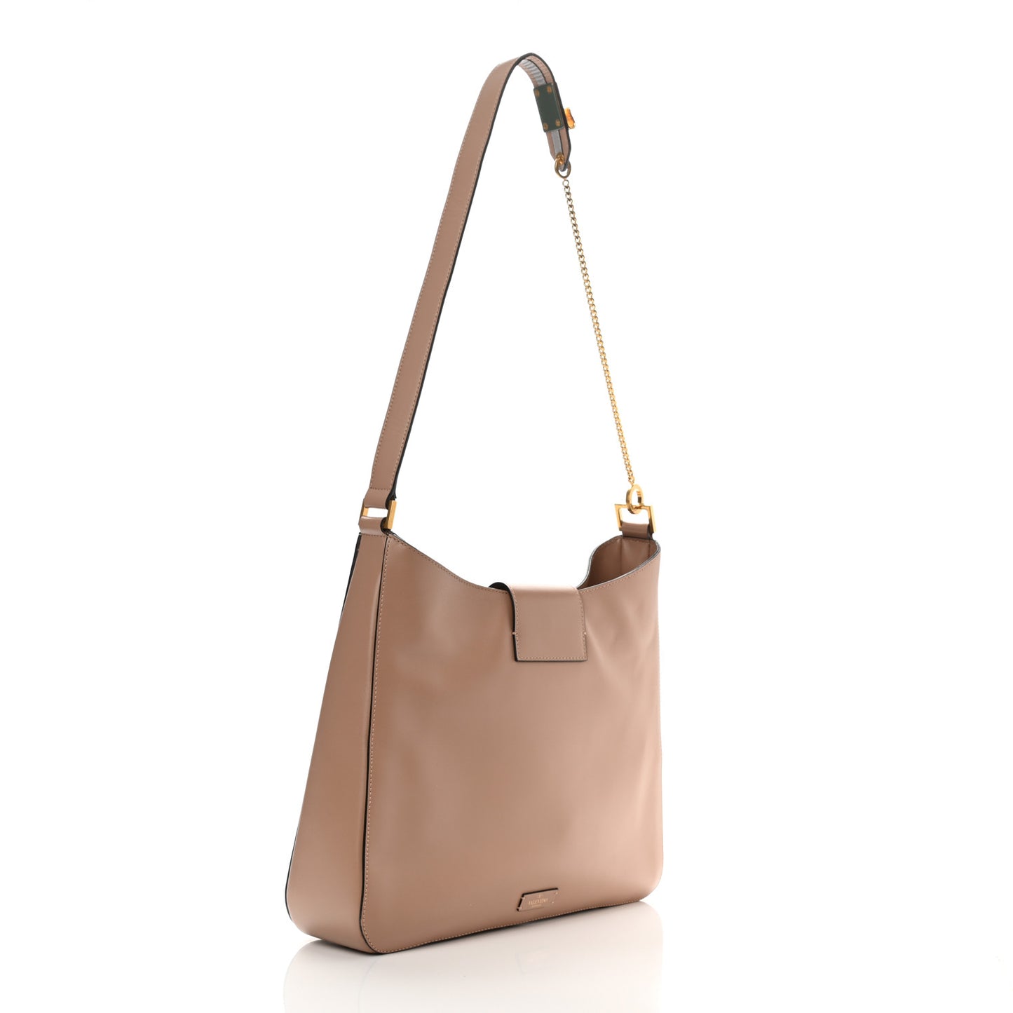 Smooth Calfskin VSling Hobo Bag Camel Rose