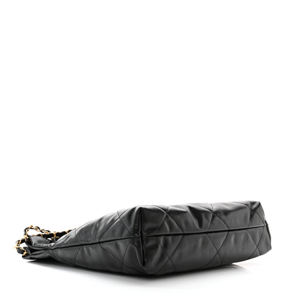 Chanel Calfskin Quilted Small Chanel 22 Black 4 of 10