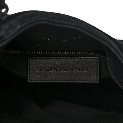 Balenciaga Baby Daim Suede Classic Silver Hardware Velo Black 6 of 9