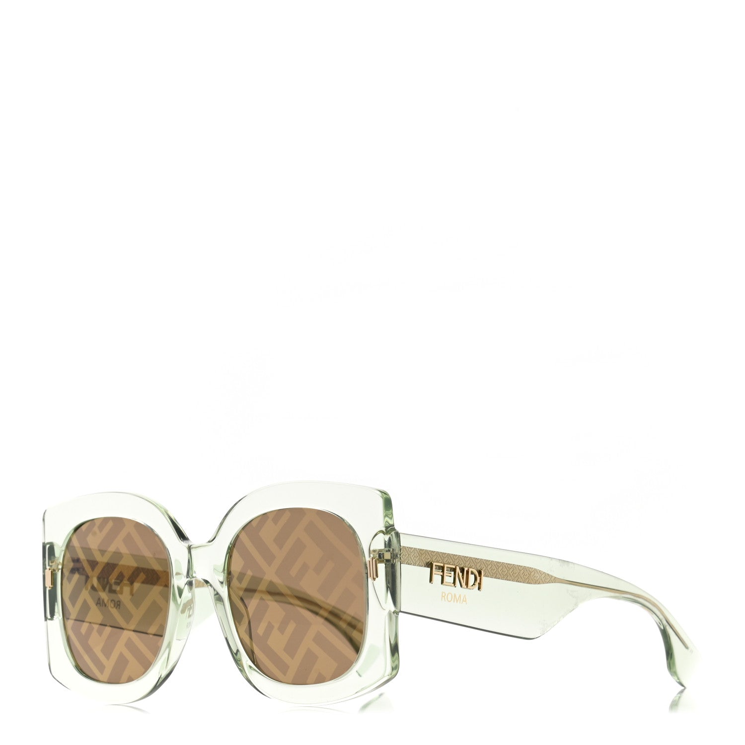Fendi Acetate FF Sunglasses FF 0436/G/S Green 1 of 6