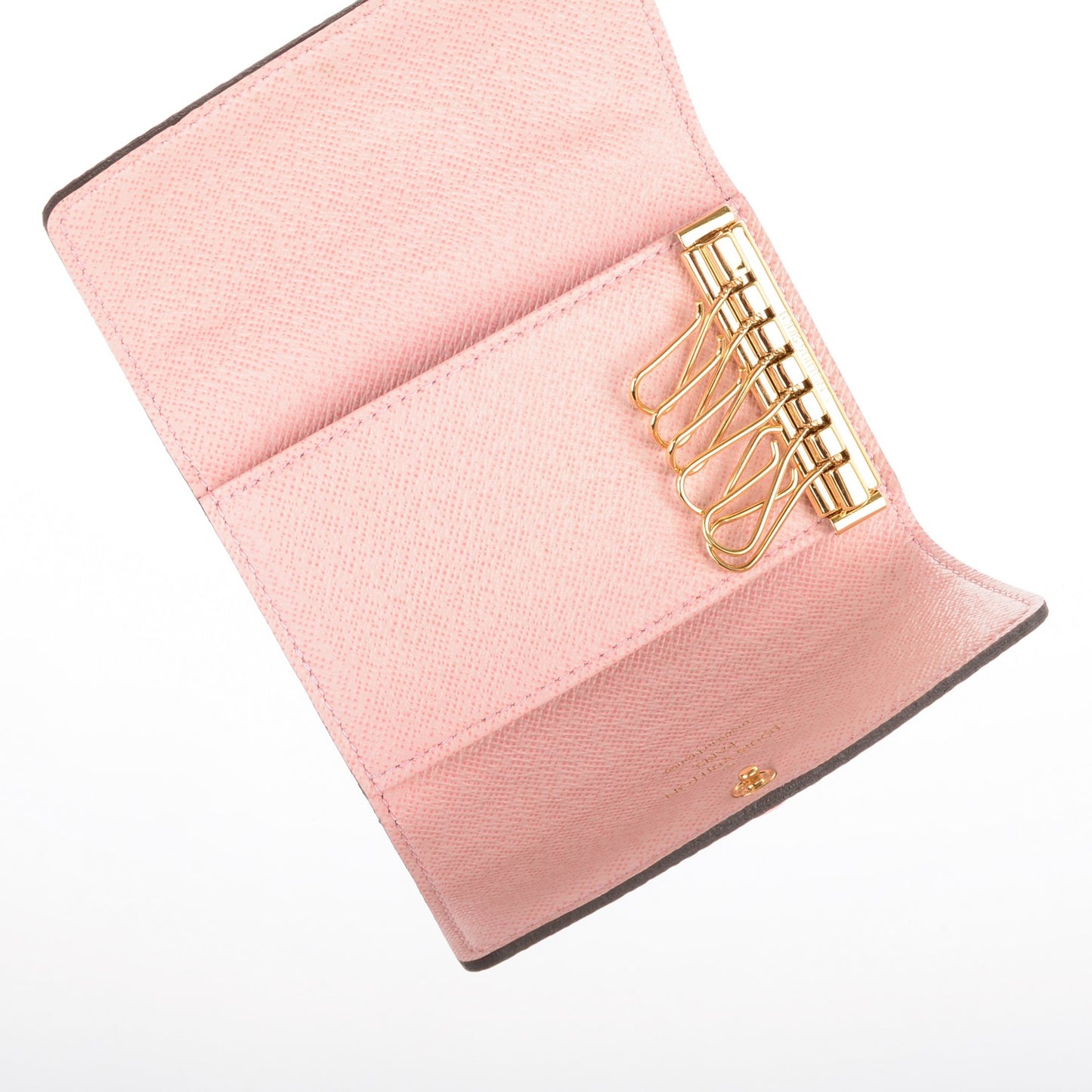 Monogram Multicles 6 Key Holder Rose Ballerine
