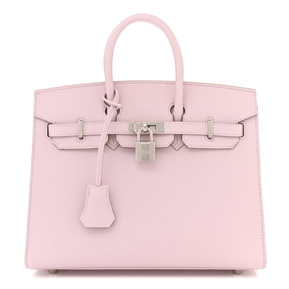 Hermes Epsom Birkin Sellier 25 Mauve Pale 1 of 11