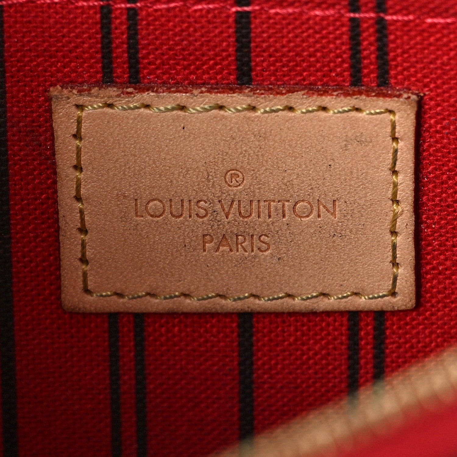 Louis Vuitton Monogram Neverfull MM GM Pochette Cherry 6 of 11