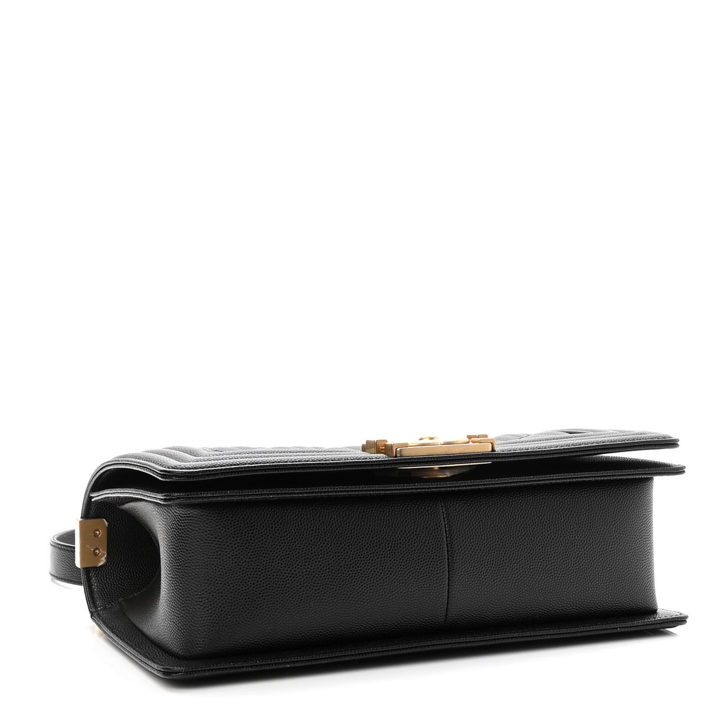 Caviar Quilted Medium Boy Flap Black