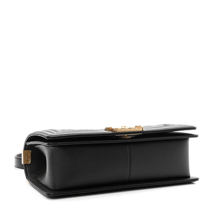 Chanel Caviar Quilted Medium Boy Flap Black 4 of 10