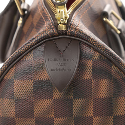 Louis Vuitton Damier Ebene Speedy 25 6 of 12