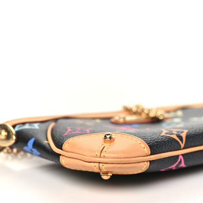 Louis Vuitton Monogram Multicolor Pochette Milla MM Black 7 of 8