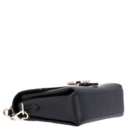 Gucci Dollar Calfskin Interlocking G Crossbody Bag Black 4 of 10