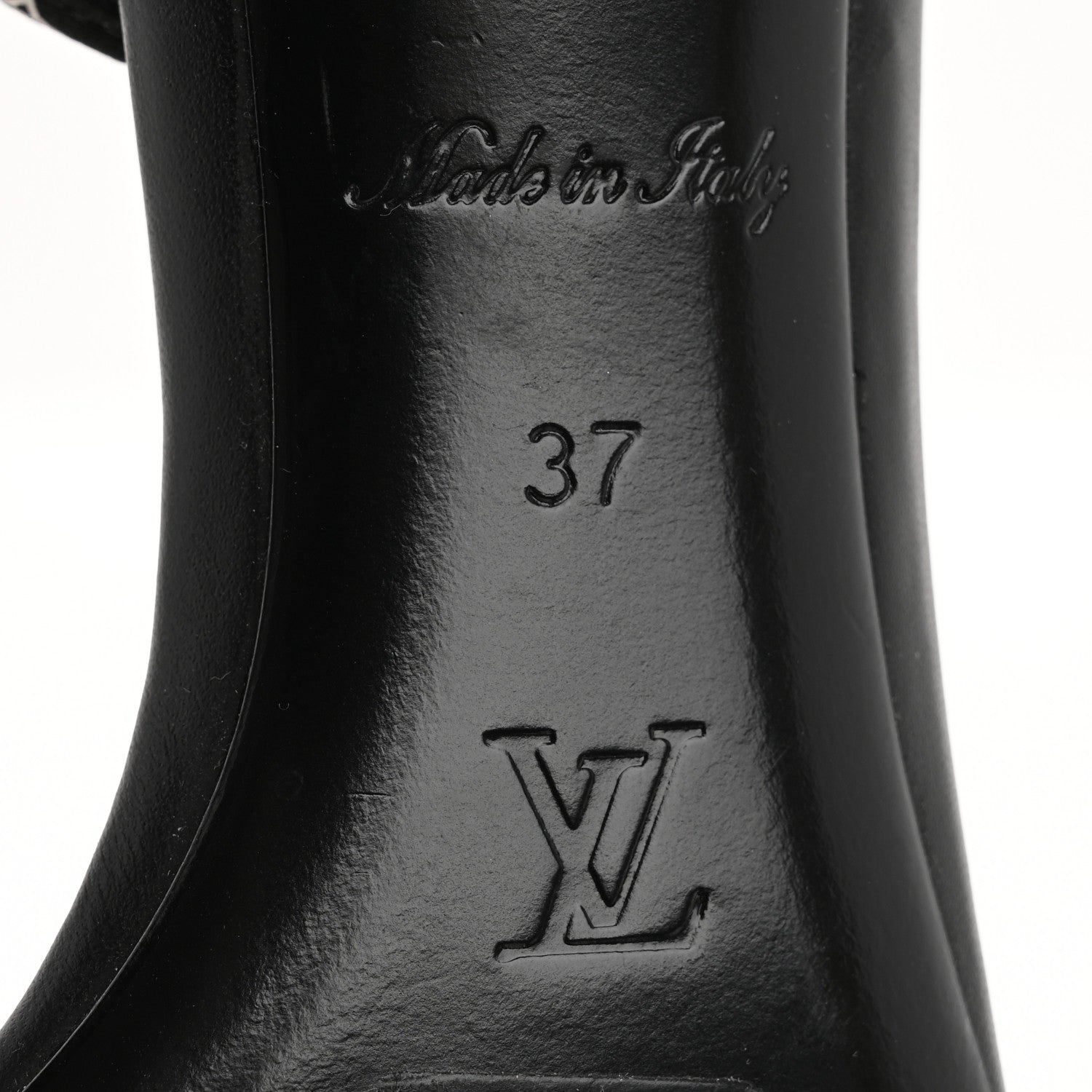 Louis Vuitton Satin Calfskin Citizen Sandals 37 Black 8 of 13