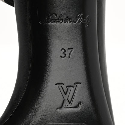 Louis Vuitton Satin Calfskin Citizen Sandals 37 Black 8 of 13