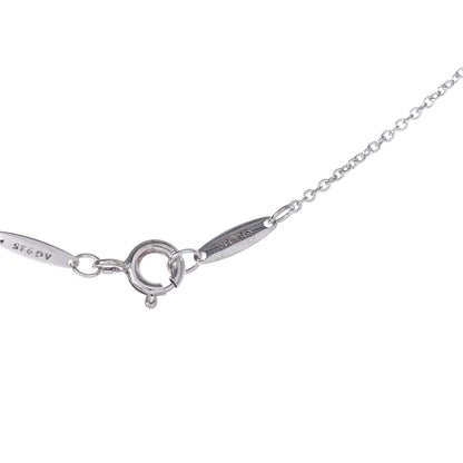Tiffany Sterling Silver Diamond .03ct Elsa Peretti Diamonds by the Yard Pendant Necklace 6 of 9