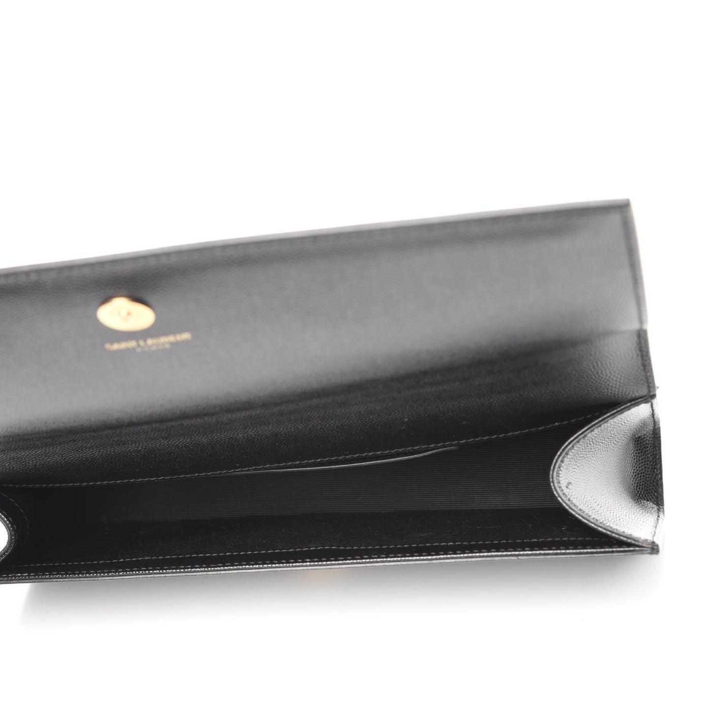 Grain De Poudre Monogram Cassandre Clutch Black