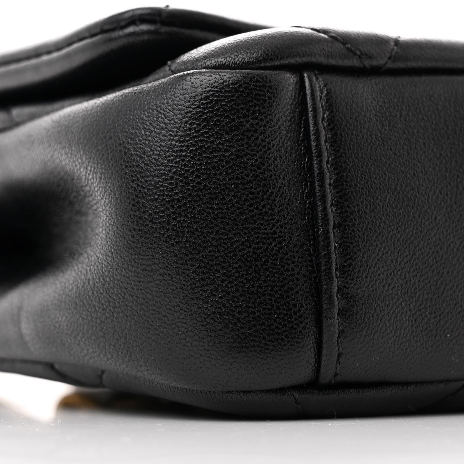 Chanel Shiny Lambskin Small Chain Is More Flap Black 9 of 10