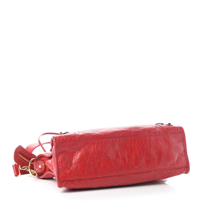 Balenciaga Agneau Classic Gold Hardware S City Rouge Groseille 4 of 9