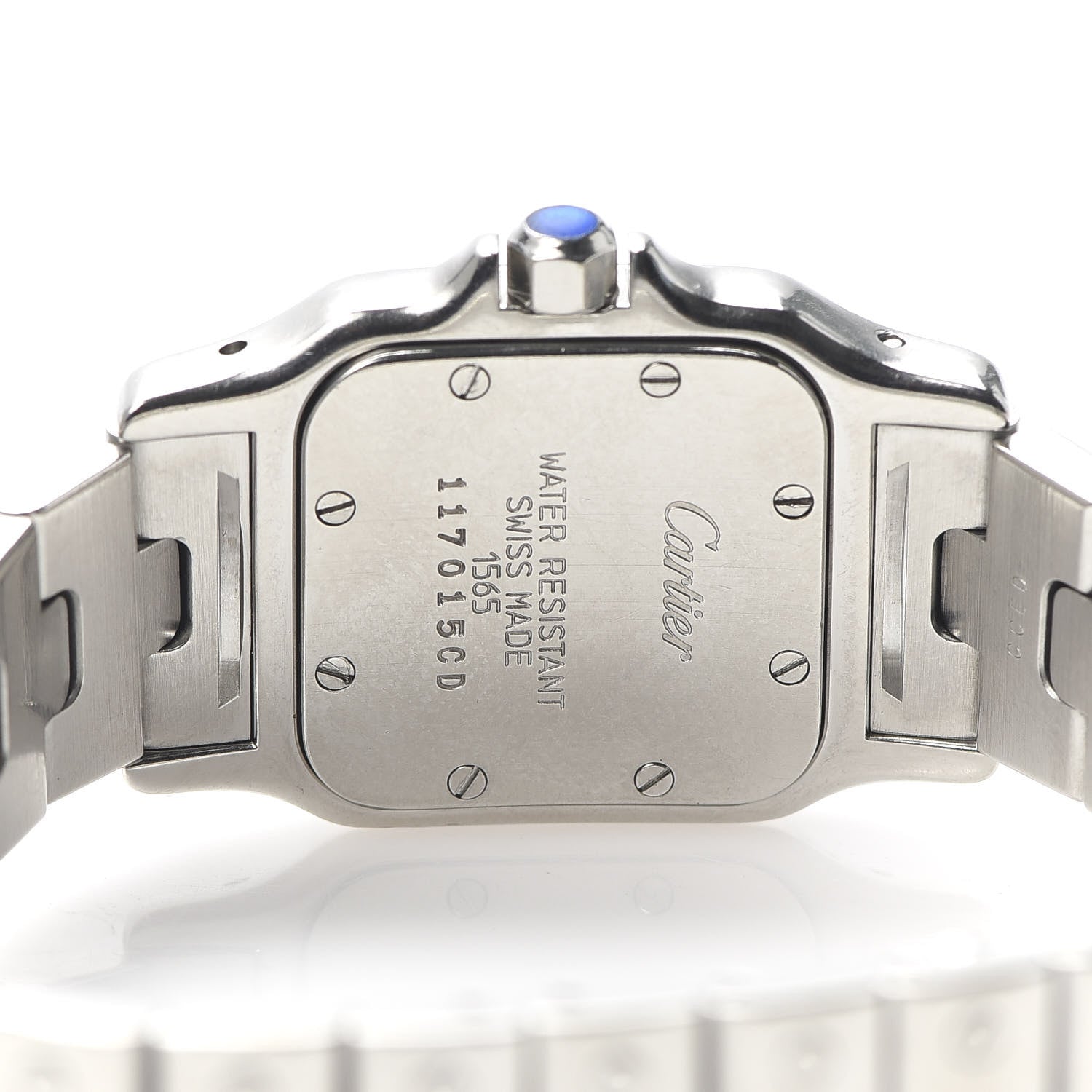 Cartier Stainless Steel 24mm Santos de Galbee Quartz Watch 4 of 5